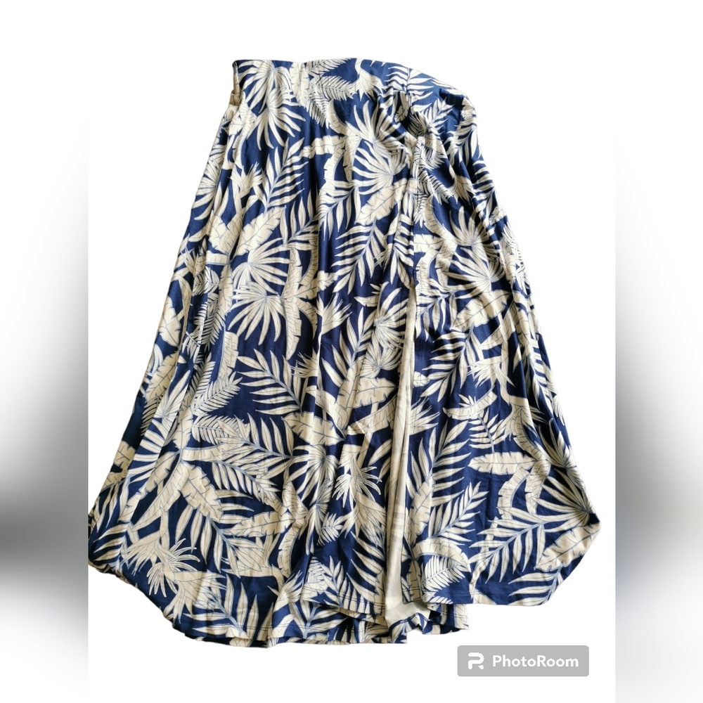 Tropical flowers Maxi Skirt (M)
